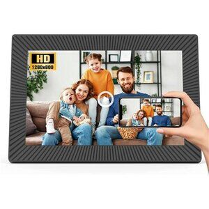 WiFi Digital Picture Frame 10.1 inch Black Share Photos